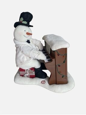 Hallmark Jingle Pals Plush Piano Dancing Singing Snowman Vintage Christmas